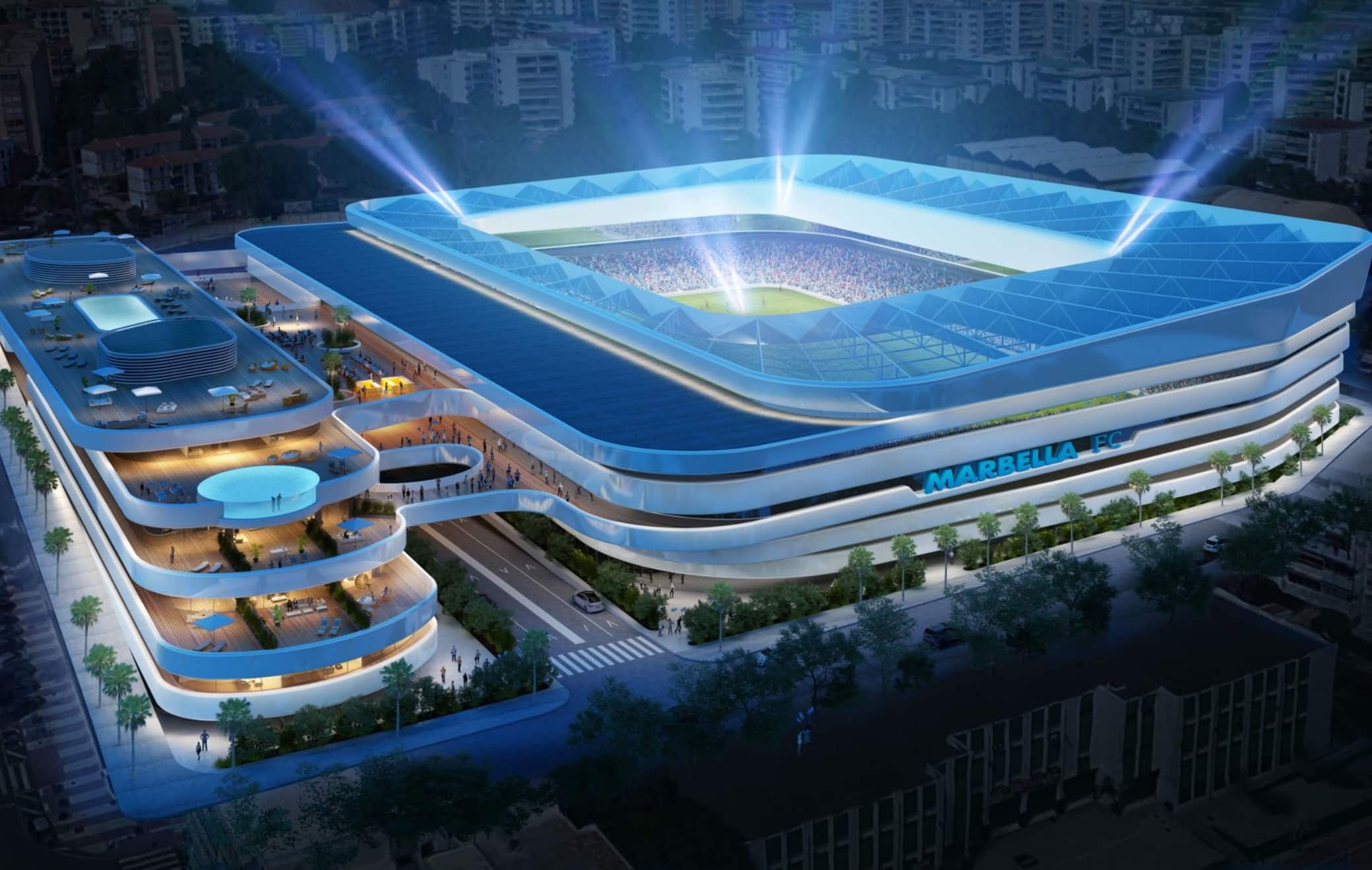 Современный стадион. Нуэво-Эстадио-де-Марбелья. Новый стадион Марбелья. Estadio Nacional (Андорра-ла-Велья) футбольный стадион в 2023 году. Marbella FC.