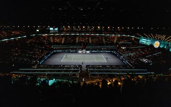 ROTTERDAM - Tallon Grepe (NED) in action against Gijs Brouwer (NED) on the fifth day of the ABN AMRO Open tennis tournament in Ahoy. AP SANDER KING /ANP/Sipa USA