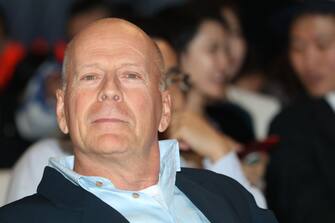 SHANGHAI, CHINA - NOVEMBER 04: American actor Bruce Willis attends CocoBaba and Ushopal activity on November 4, 2019 in Shanghai, China. (Photo by VCG/VCG via Getty Images)