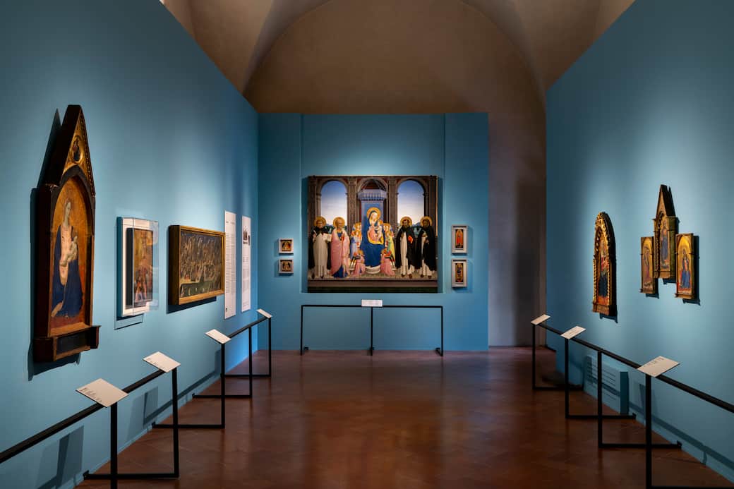 Beato Angelico, exhibition views, Palazzo Strozzi e Museo di San Marco, Firenze, 2025. Photo: Ela Bialkowska, OKNO Studio