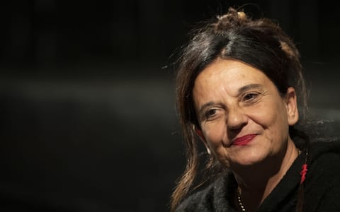 View of Italian playwright, director, & actress Emma Dante at the Parma Film Festival, Parma, Italy, November 13, 2023. (Photo by Edoardo Fornaciari/Getty Images)