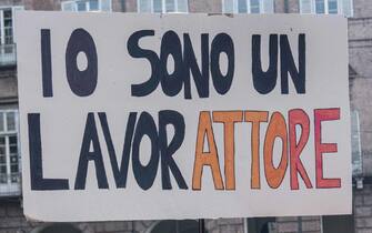 Protesta operatori spettacolo Torino