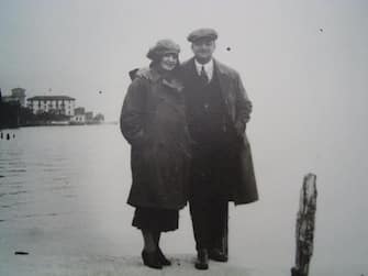 Enzo Ferrari e Laura Garello