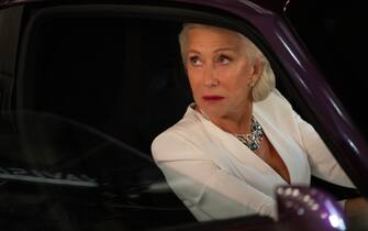 Helen Mirren as Queenie Shaw in F9, co-written and directed by Justin Lin.