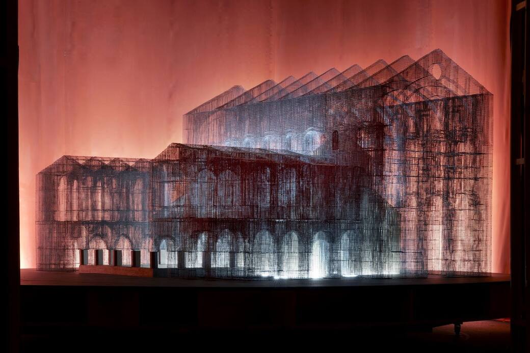 Progetto di valorizzazione area di San Pietro, Bari - opera di Edoardo Tresoldi - modello. Ph. Roberto Conte