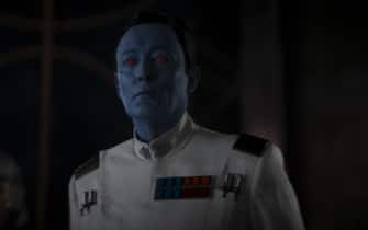 Grand Admiral Thrawn (Lars Mikkelsen) in Lucasfilm's STAR WARS: AHSOKA, exclusively on Disney+. ©2023 Lucasfilm Ltd. & TM. All Rights Reserved.