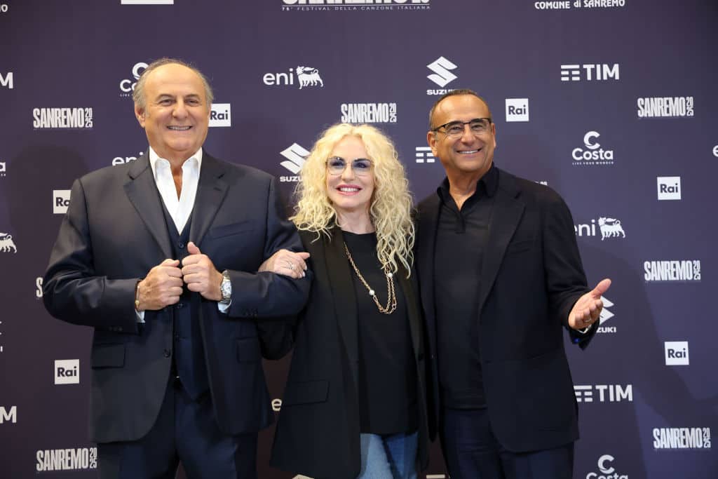 Festival Sanremo Antonella Clerici Gerry Scotti Carlo Conti