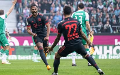 Il Bayern vince a Brema: +4 sul Dortmund