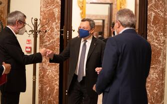 Mario Draghi e sindacati