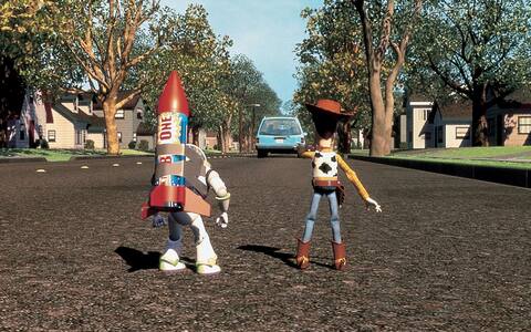 Una scena di Toy Story