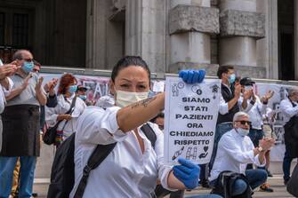 Flash mob ristoratori Milano
