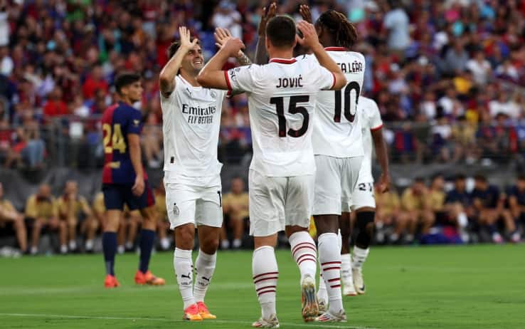 إيه سي ميلان يتغلب على برشلونة بركلات الترجيح في اللقاء الودي