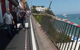 Bus precipitato a Capri