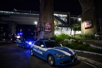 La polizia effettua i rilievi sul luogo dell omicidio alla Stazione Valle Aurelia, Roma, 19 febbraio 2023. ANSA/ANGELO CARCONI