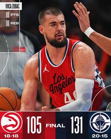 L.A. CLIPPERS-ATLANTA HAWKS 131-105
