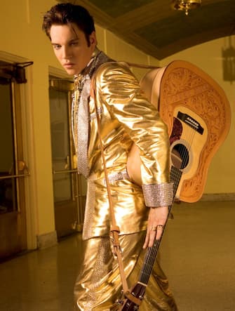 NEW ORLEANS - FEBRUARY 23:  Jonathan Rhys Meyers plays Elvis Presley, one of the greatest entertainers who ever lived, in ELVIS, a four-hour mini-series which will be broadcast as the "CBS Sunday Movie," Sunday, May 8 (9:00-11:00 p.m. ET/PT) and Wednesday, May 11 (8:00-10:00 p.m. ET/PT) on the CBS Television Network.  (Photo by Monty Brinton/CBS Photo Archive via Getty Images)