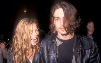 Kate Moss & Johnny Depp (Photo by Barry King/WireImage)