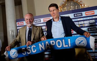 italian soccer Serie A match - Presentation of the new Napoli coach Rudy Garcia