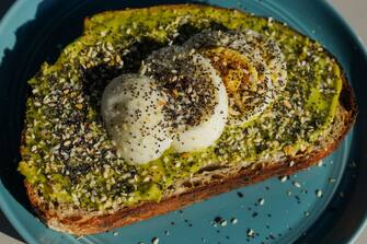 MARIPOSA, CALIFORNIA - JUNE 15: Egg and avocado toast is one of the items on the menu at Sticks Coffee in Mariposa, CA, on June 15, 2023. (Photo by Tracy Barbutes for The Washington Post via Getty Images)