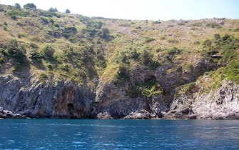 Le grotte di Palinuro. In una delle grotte sono morti quattro sub. Palinuro (Salerno), 30 giugno 2012  ANSA