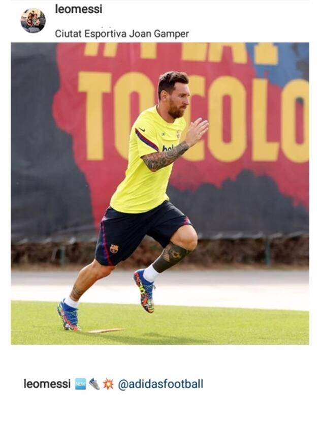Nuove scarpe messi top