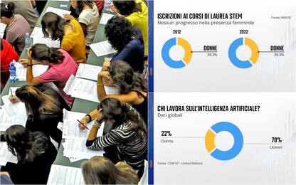 Iscritte a corsi laurea Stem sono sotto 40%: numero fermo da 10 anni