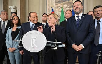La delegazione di centrodestra al Quirinale