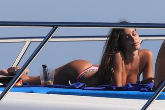 1007684404 IBIZA, SPAIN - JULY 29: Belen Rodriguez is seen on July 29, 2018 in Ibiza, Spain. (Photo by Robino Salvatore/GC Images)