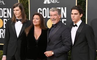 Pierce Brosnan e figli cover GQ