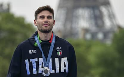 Olimpiadi Parigi, Ganna argento nella Crono: è prima medaglia Italia