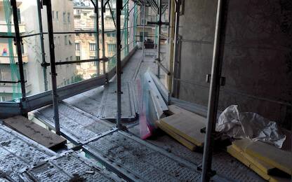 Milano cantiere edile per ristrutturazione con formula, Efficenza Energetica Superbonus 110 % (Italia - 2022-09-07, Maurizio Maule) p.s. la foto e' utilizzabile nel rispetto del contesto in cui e' stata scattata, e senza intento diffamatorio del decoro delle persone rappresentate (FOTO REPERTORIO - 2022-11-11, Maurizio Maule) p.s. la foto e' utilizzabile nel rispetto del contesto in cui e' stata scattata, e senza intento diffamatorio del decoro delle persone rappresentate