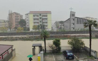 Maltempo, forti piogge e fiumi in piena: danni in Abruzzo