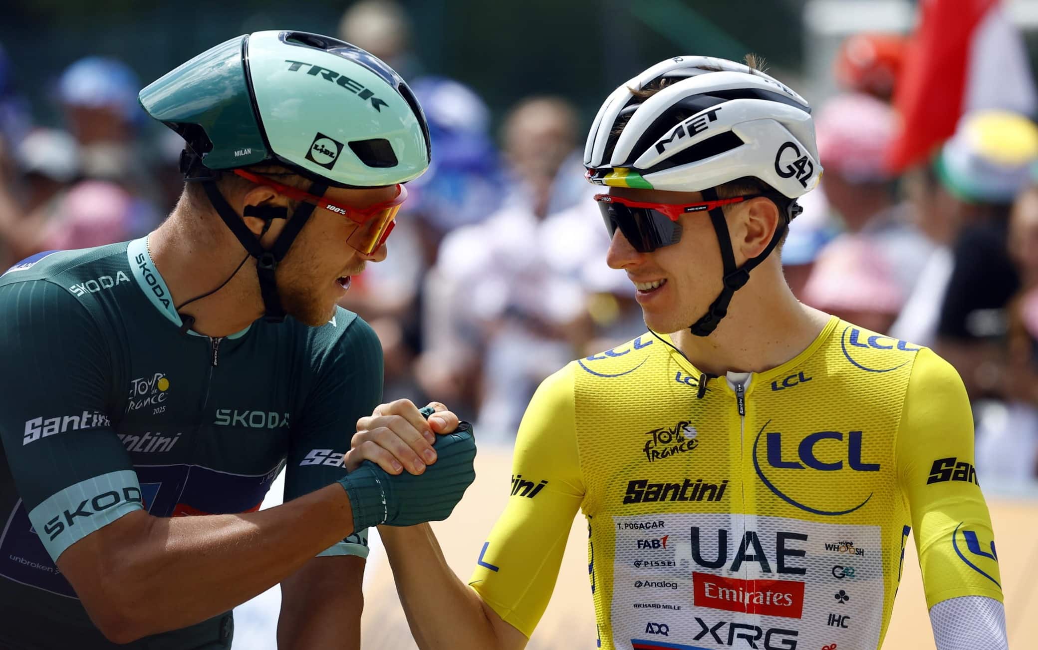 Milan e Pogacar