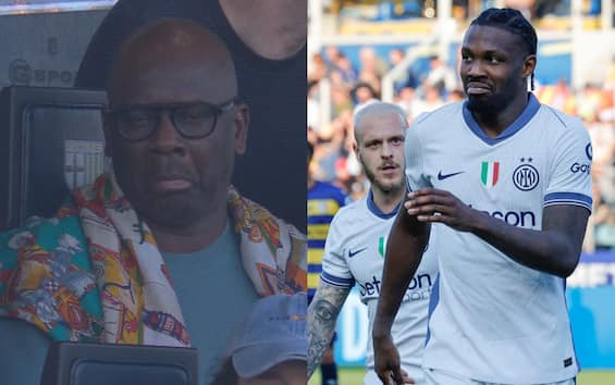 Il gollonzo di Thuram e lo sguardo di papà Lilian