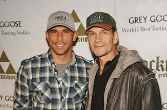 CHICAGO - NOVEMBER 23: Billy Dec and Patrick Swayze attend The Beast Wrap - Party presented by Grey Goose Vodka at The Underground on November 23, 2008 in Chicago, Illinois. (Photo by Barry Brecheisen/WireImage for Rockit Ranch Productions) 