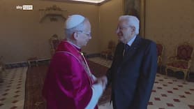 Sergio Mattarella, l'incontro con Papa Leone XIV in Vaticano