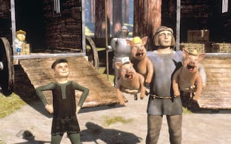 Una scena del film "Shrek", uscito nel 2001