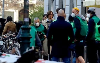 Riprese Film Gucci via festa del perdono