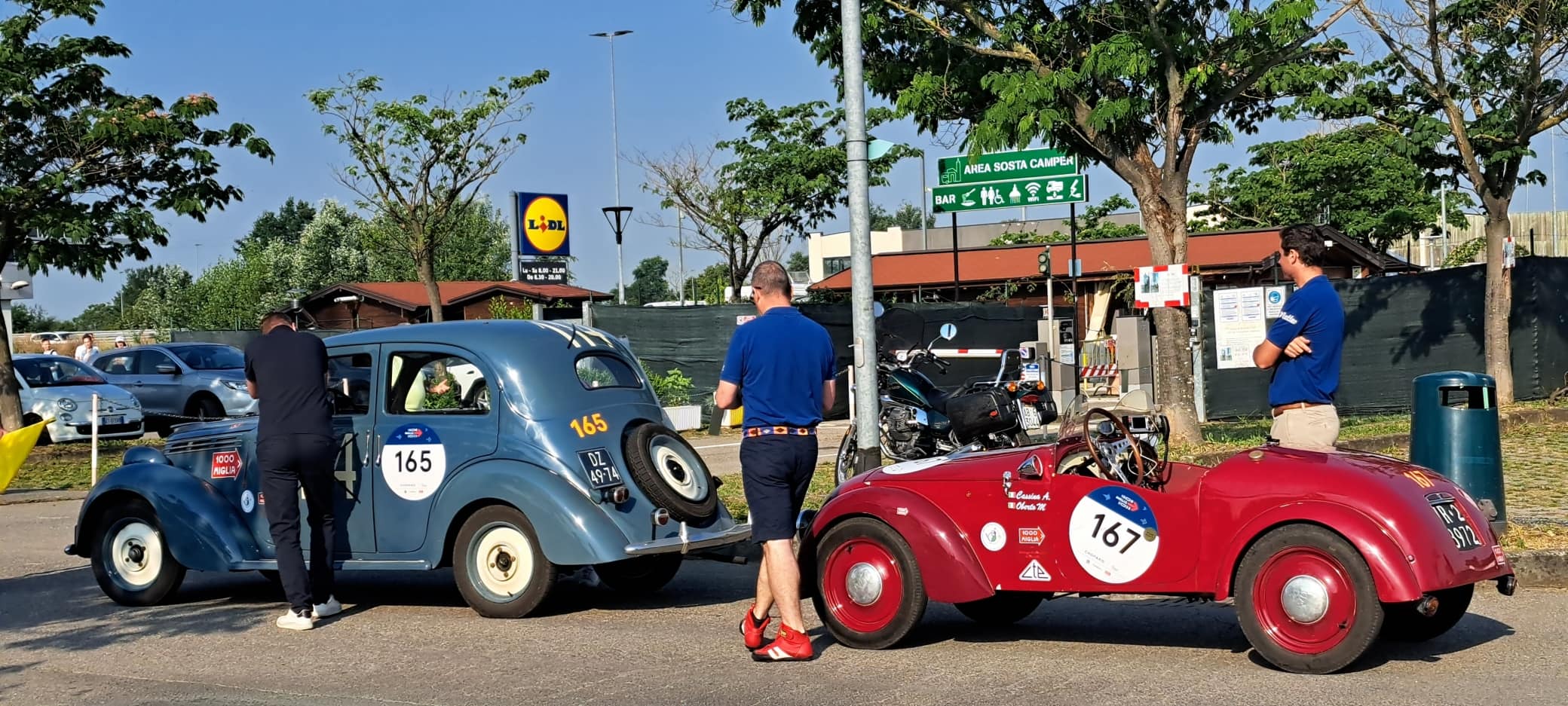 Pit stop per le auto