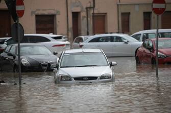 I danni causati dall'alluvione per l'esondazione di un fiume, a Lugo in Provincia di Ravenna, 18 maggio 2023. ANSA/EMANUELE VALERI