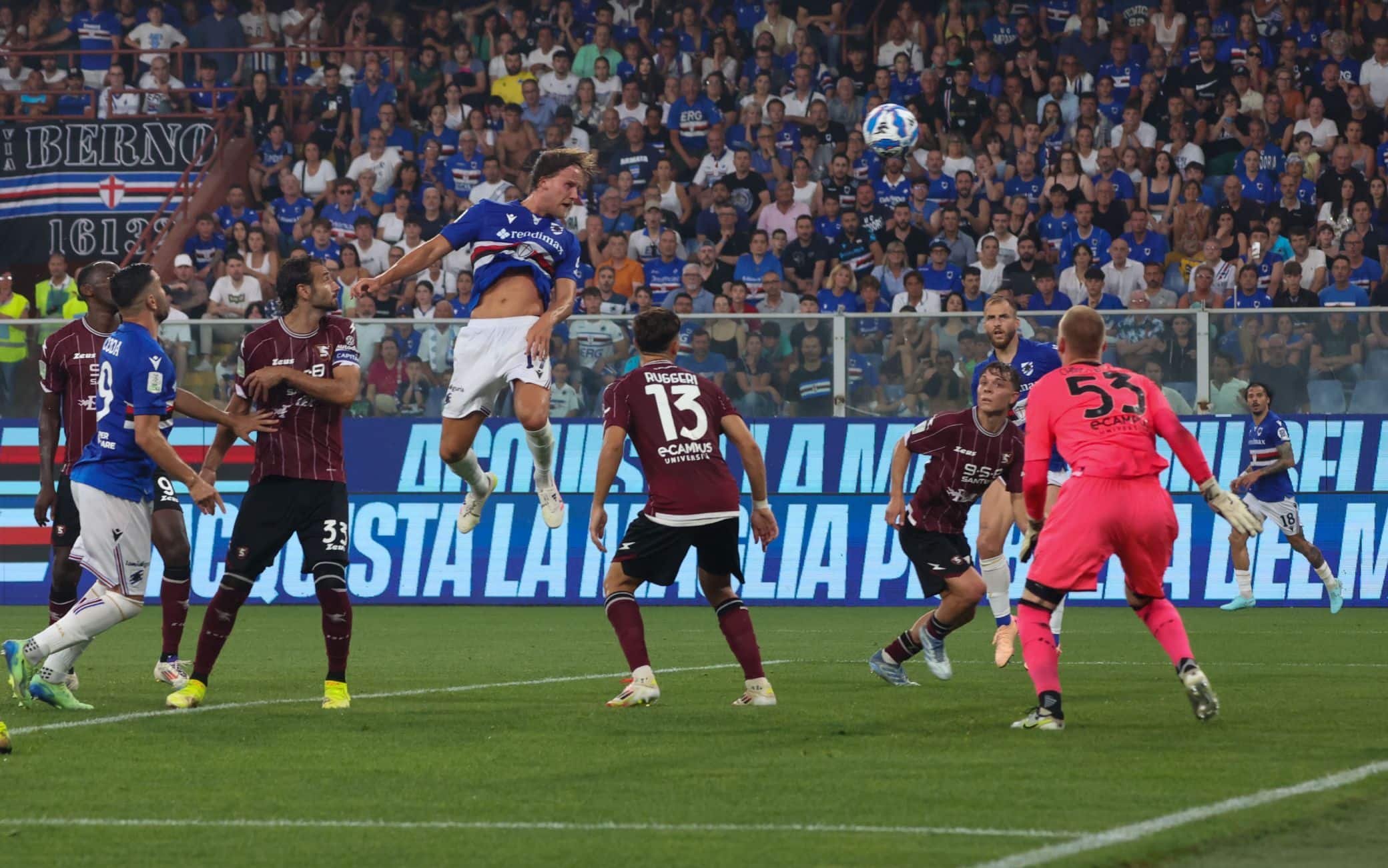 L'andata playout è della Samp: Salernitana ko 2-0.