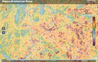 mappa calore roma