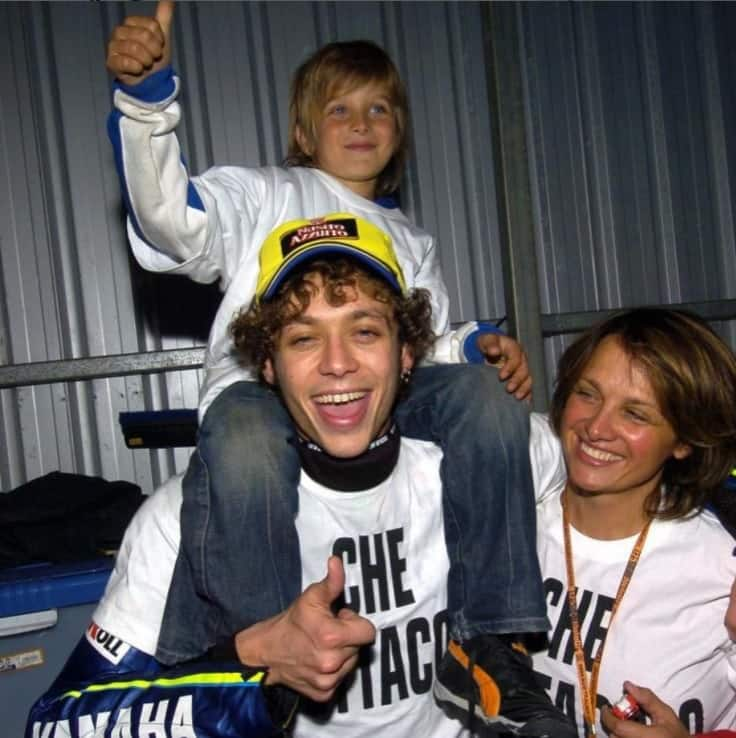 Luca, Valentino e la mamma Stefania