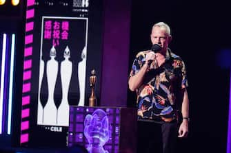 Norman Cook, who is also known as Fatboy Slim, presents an award during the Brit Awards 2023 at the O2 Arena, London. Picture date: Saturday February 11, 2023.