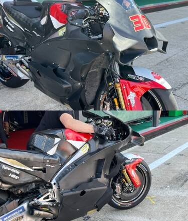 Anche Nakagami prova la nuova carena