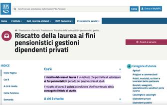 che cos'è il riscatto della laurea