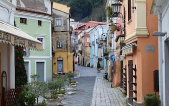 nice view of maratea, ancient italian town