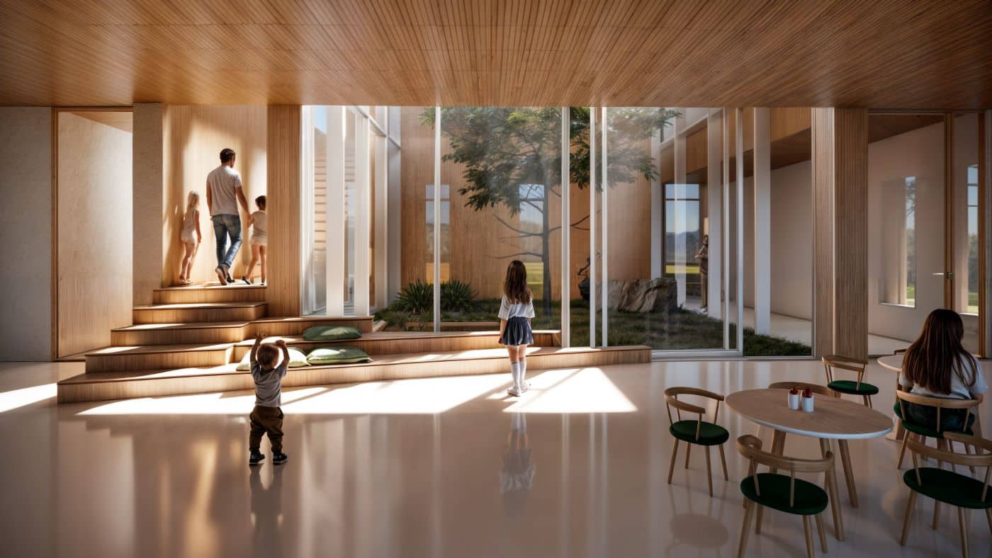 render LAP architettura