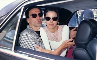 Massimo Troisi e Clarissa Burt