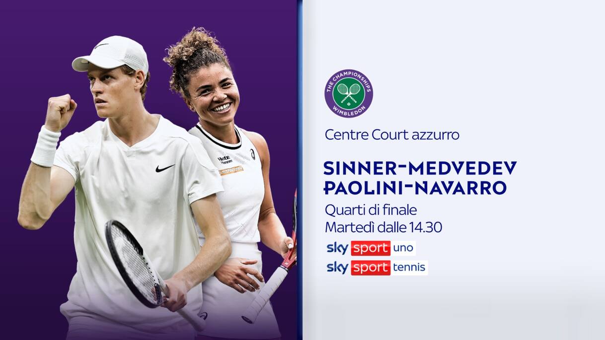 wimbledon le partite di oggi